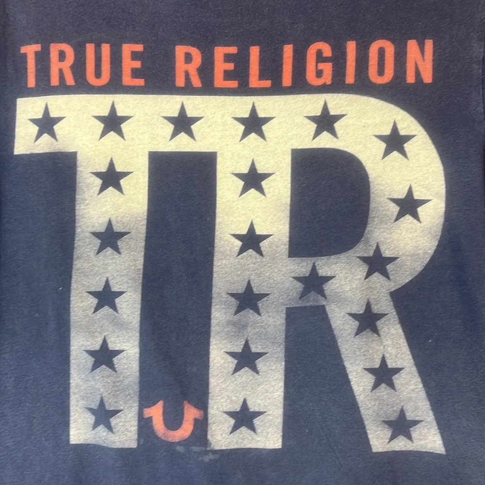 True Religion Red, White & Blue T-Shirt Size XS